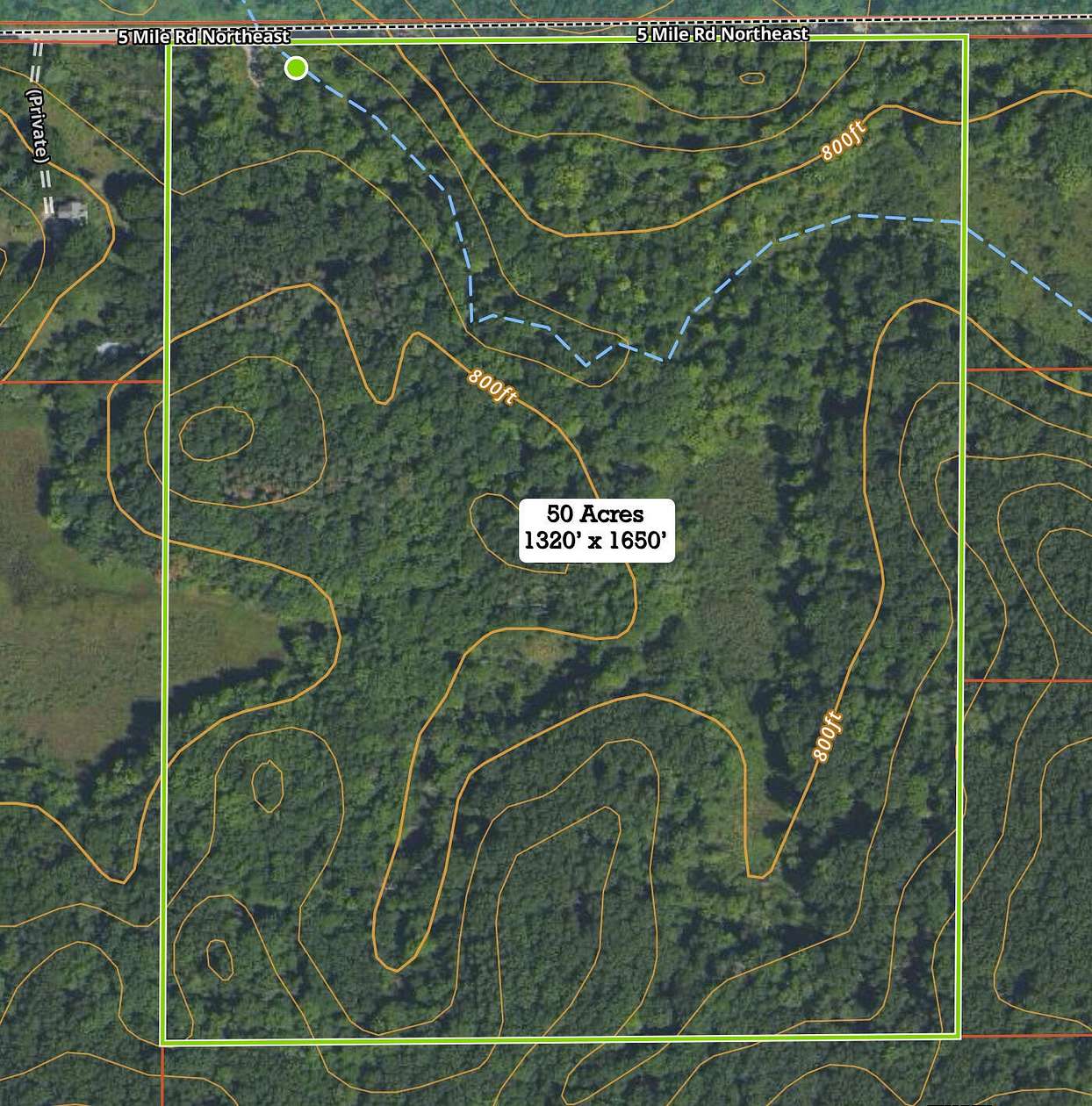50 Acres of Land for Sale in Ada, Michigan