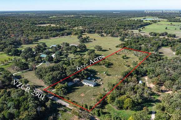 6 Acres of Residential Land with Home for Sale in Eustace, Texas