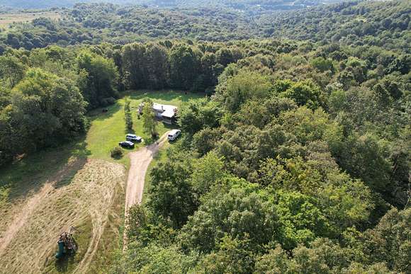21 Acres of Recreational Land with Home for Sale in Ellwood City, Pennsylvania