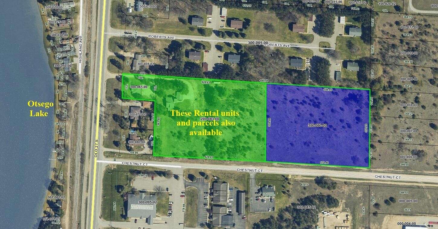 4.6 Acres of Residential Land for Sale in Gaylord, Michigan