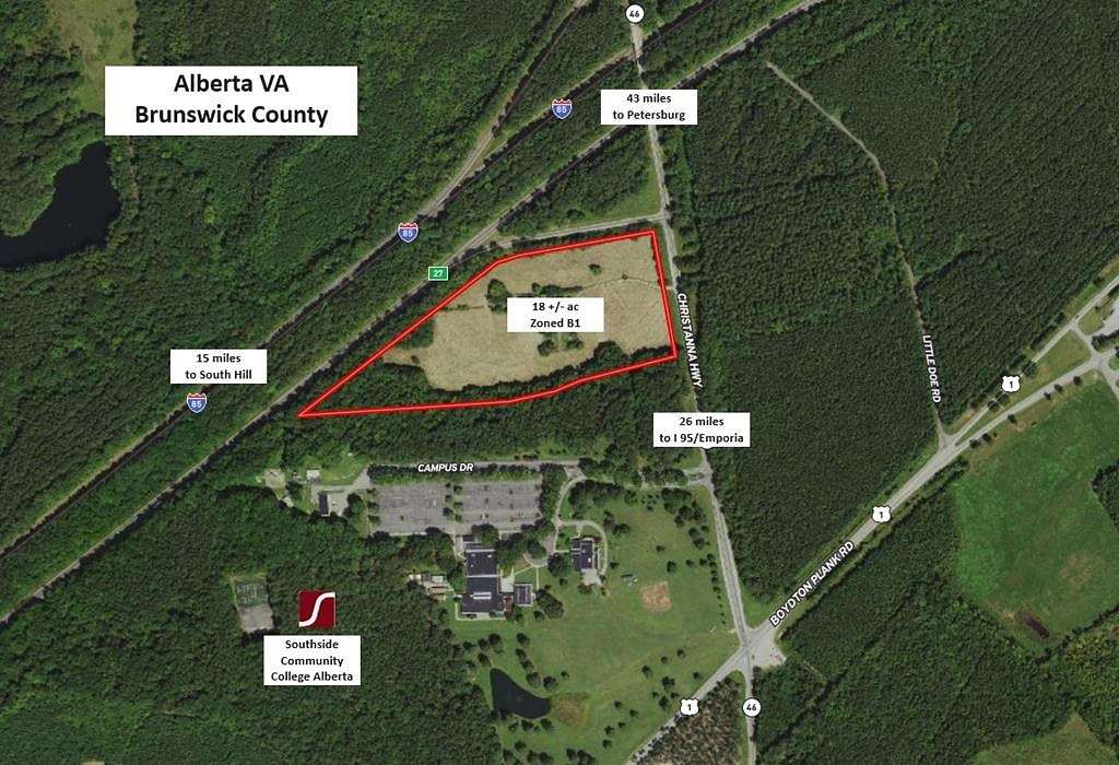 18.11 Acres of Improved Mixed-Use Land for Sale in Alberta, Virginia