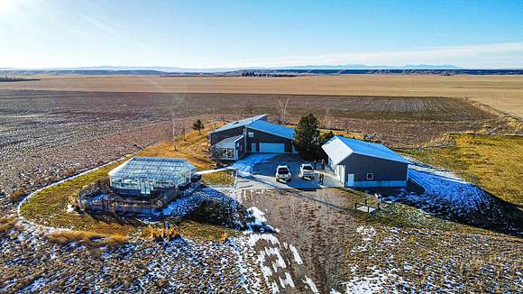 75.9 Acres of Land with Home for Sale in Lewistown, Montana