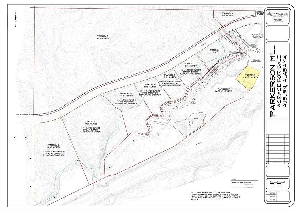 1.5 Acres of Land for Sale in Auburn, Alabama