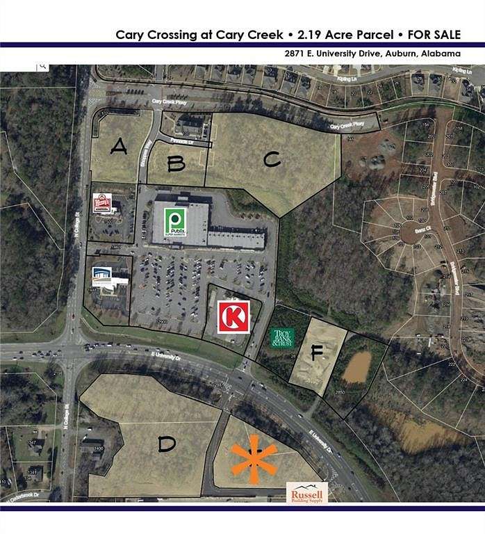 2.3 Acres of Land for Sale in Auburn, Alabama