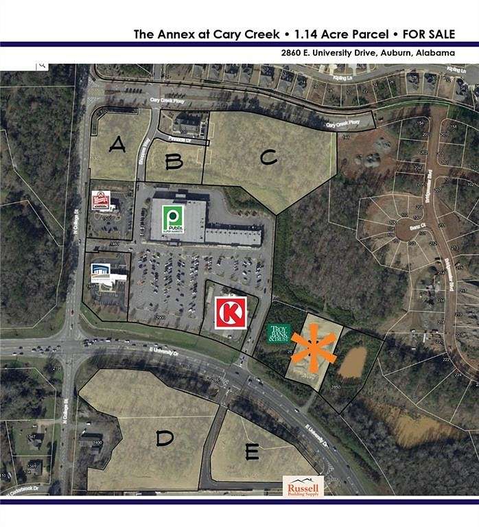 1.2 Acres of Land for Sale in Auburn, Alabama