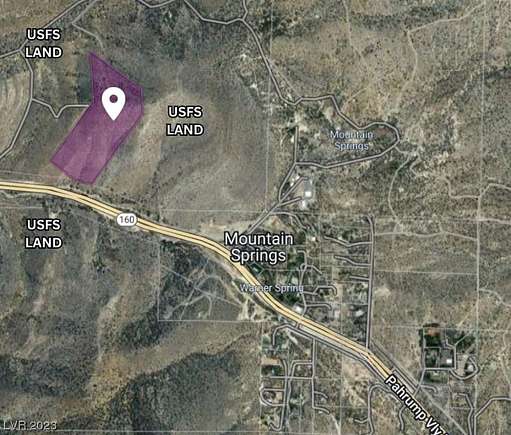 20.66 Acres of Land for Sale in Mountain Springs, Nevada