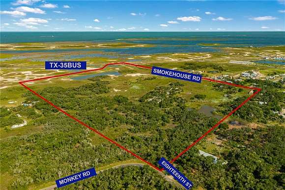 40 Acres of Improved Recreational Land for Sale in Rockport, Texas
