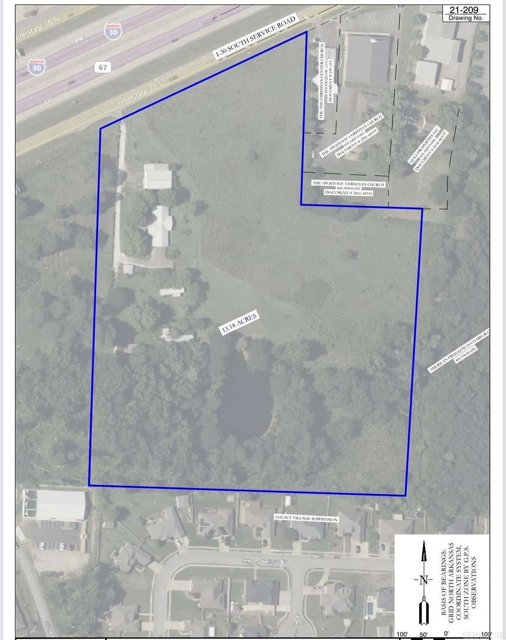 13.2 Acres of Commercial Land for Sale in Benton, Arkansas
