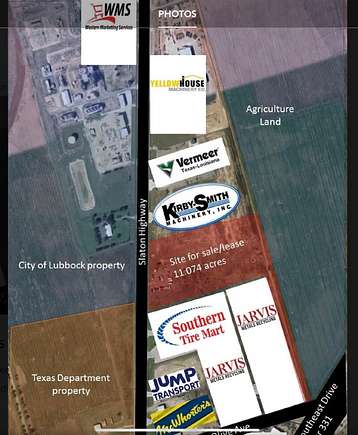 11.1 Acres of Commercial Land for Sale in Lubbock, Texas
