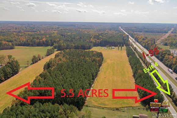 5.5 Acres of Mixed-Use Land for Sale in Skippers, Virginia