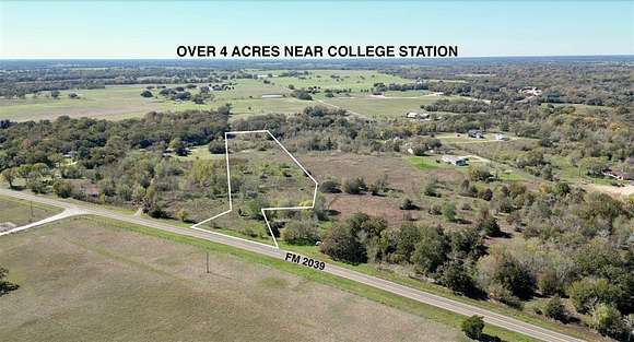 4.8 Acres of Land for Sale in Snook, Texas