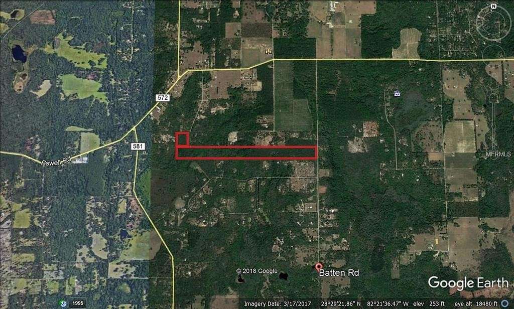 79.8 Acres of Agricultural Land for Sale in Brooksville, Florida