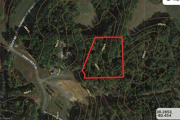 2.1 Acres of Residential Land for Sale in Pinnacle, North Carolina