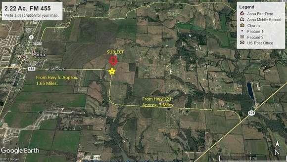 2.22 Acres of Land for Sale in Anna, Texas