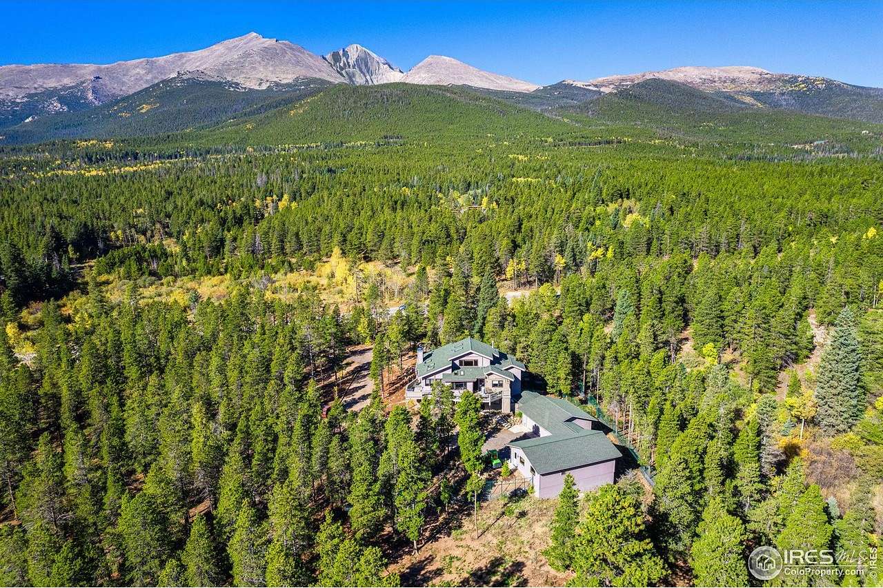 5 Acres of Residential Land with Home for Sale in Estes Park, Colorado