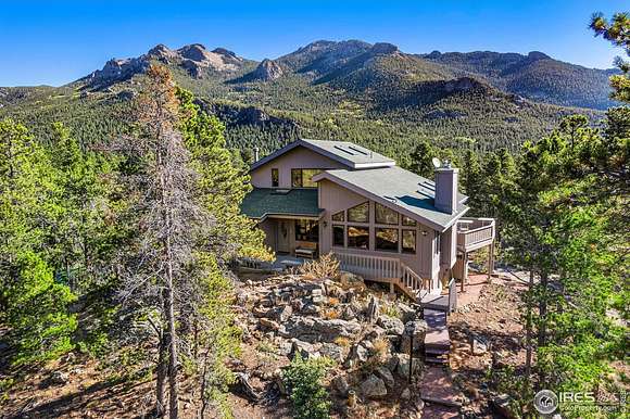5 Acres of Residential Land with Home for Sale in Estes Park, Colorado