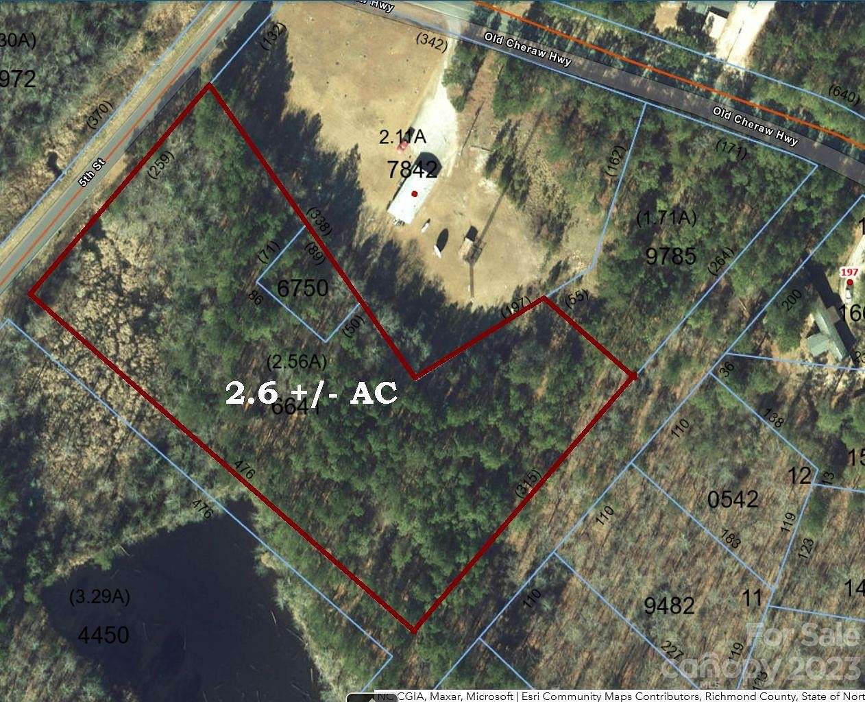 2.7 Acres of Land for Sale in Hamlet, North Carolina