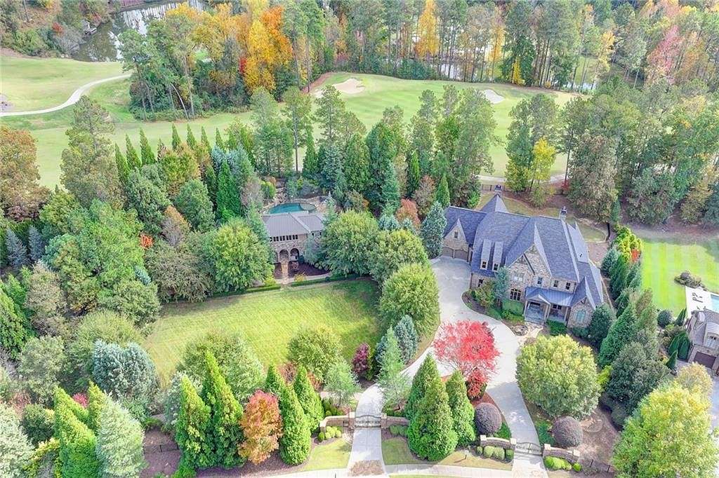 4.4 Acres of Residential Land with Home for Sale in Alpharetta, Georgia