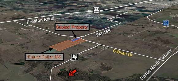 7.5 Acres of Commercial Land for Sale in Celina, Texas