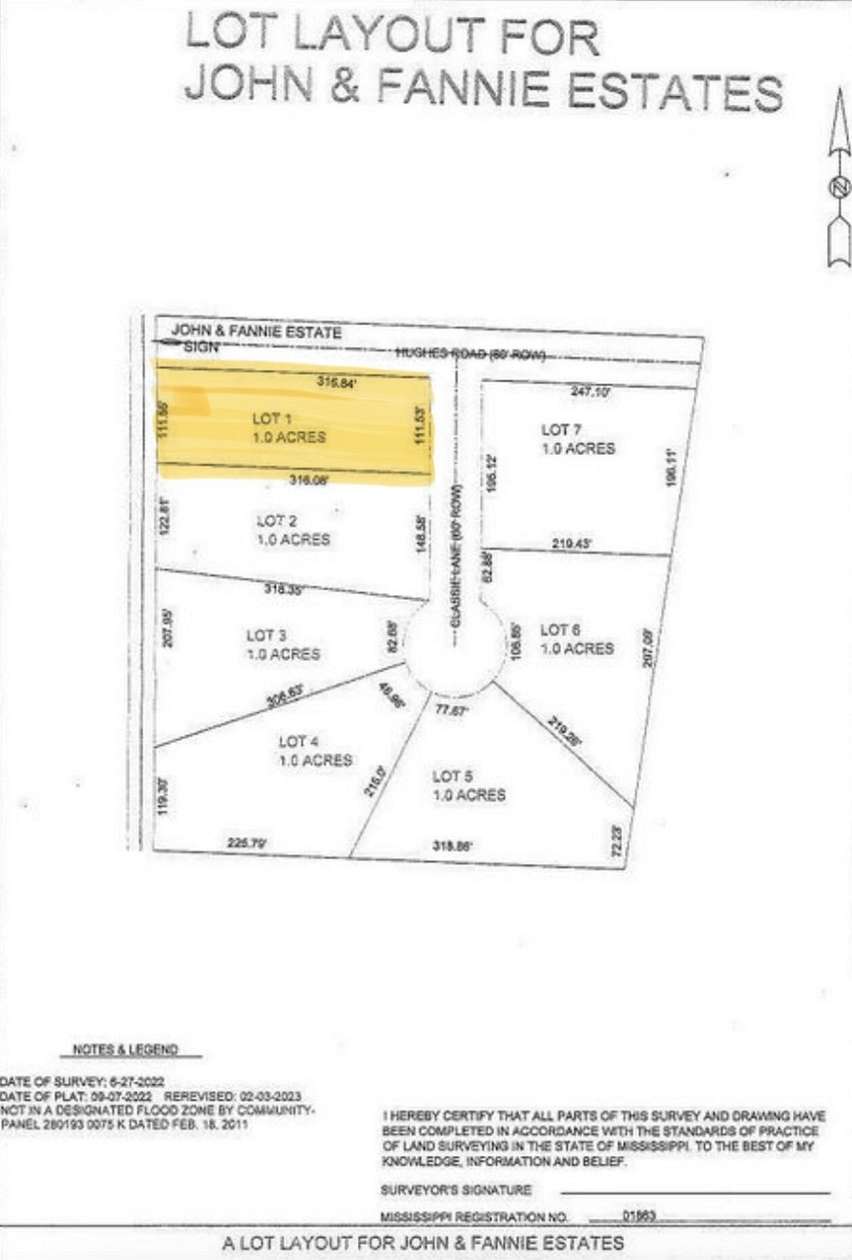 12.8 Acres of Land for Sale in Caledonia, Mississippi