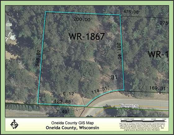 1.16 Acres of Commercial Land for Sale in Woodruff, Wisconsin