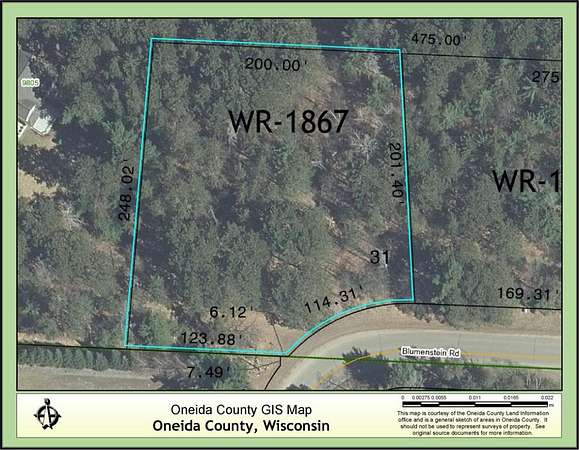 1.16 Acres of Mixed-Use Land for Sale in Woodruff, Wisconsin
