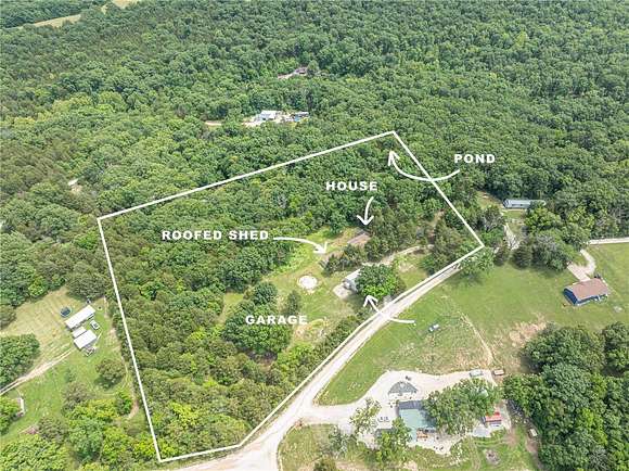 6.5 Acres of Residential Land with Home for Sale in Festus, Missouri