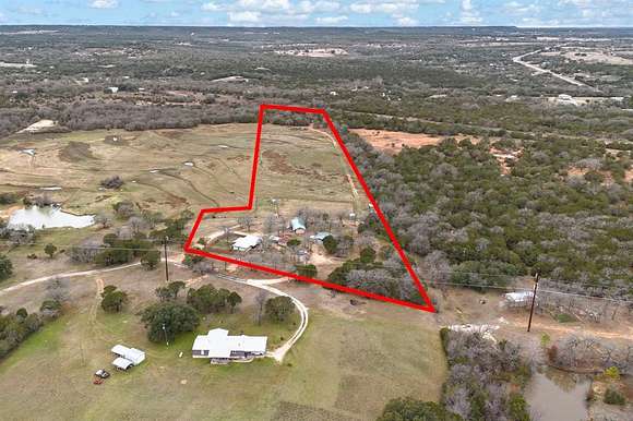10 Acres of Land with Home for Sale in Glen Rose, Texas