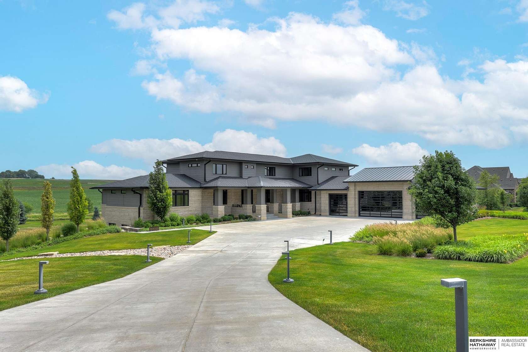 3 Acres of Residential Land with Home for Sale in Bennington, Nebraska