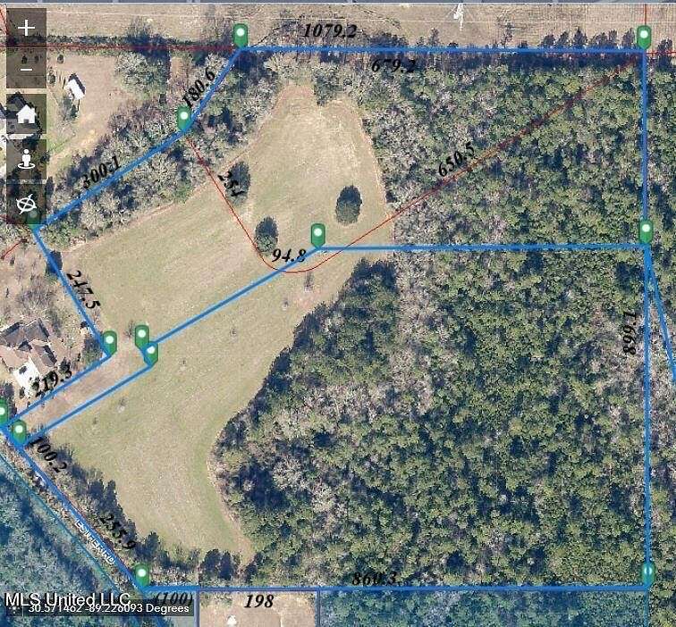 11.2 Acres of Land for Sale in Saucier, Mississippi