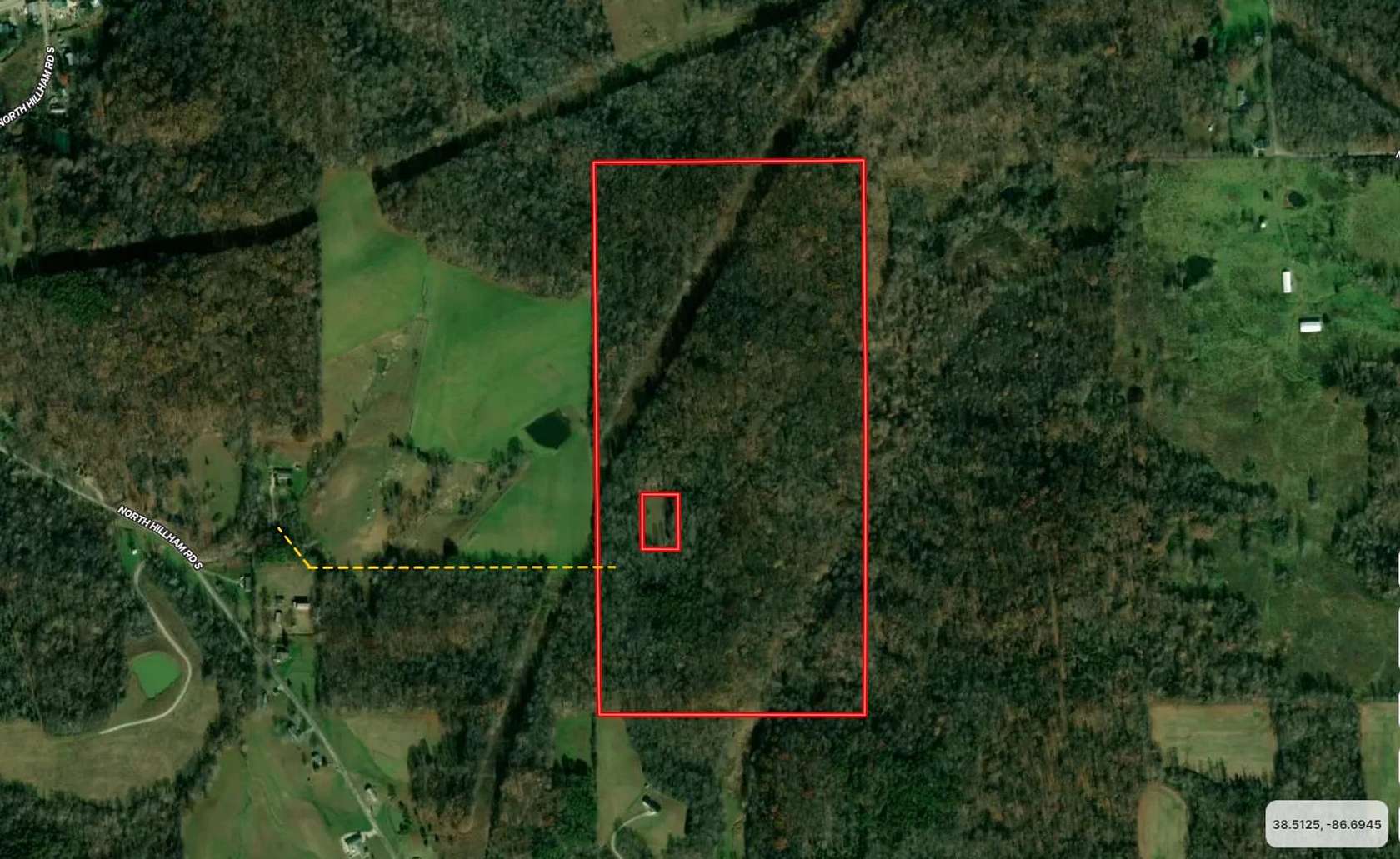 79 Acres of Land for Sale in French Lick, Indiana