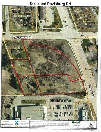 4.3 Acres of Commercial Land for Sale in Clarkston, Michigan