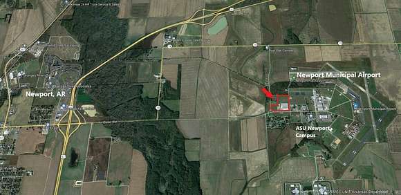 23 Acres of Improved Commercial Land for Sale in Newport, Arkansas