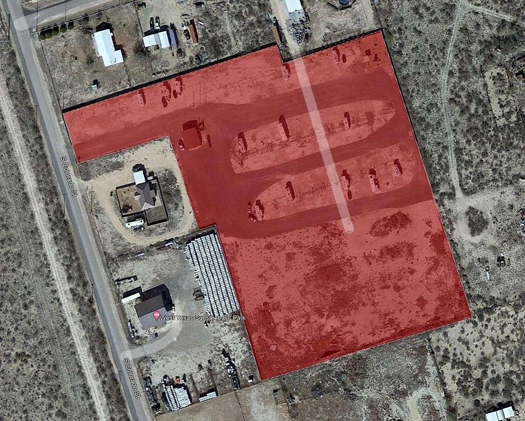 7.6 Acres of Improved Commercial Land for Sale in Monahans, Texas