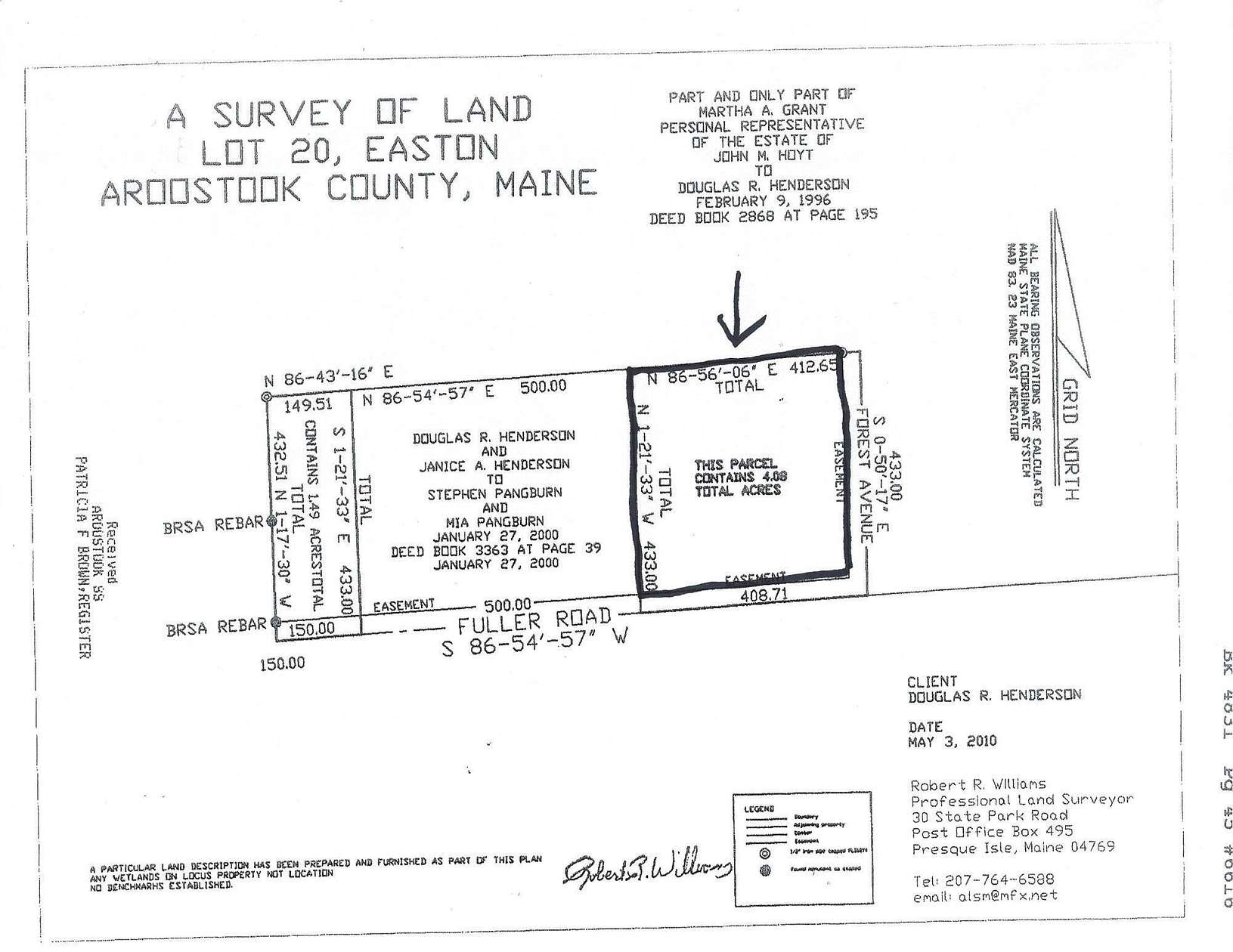 4.1 Acres of Residential Land for Sale in Easton, Maine