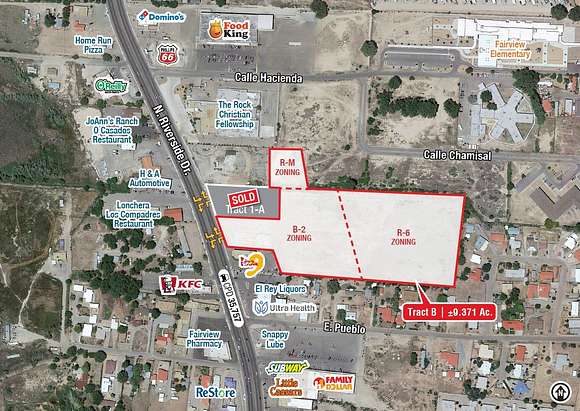 9.4 Acres of Commercial Land for Sale in Española, New Mexico