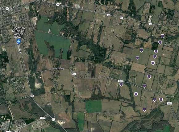 606 Acres of Land for Sale in Sherman, Texas