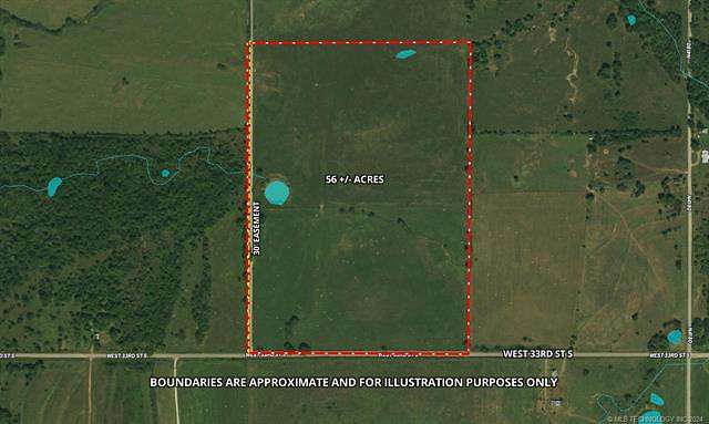 56 Acres of Recreational Land for Sale in Haskell, Oklahoma