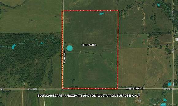 56 Acres of Recreational Land for Sale in Haskell, Oklahoma