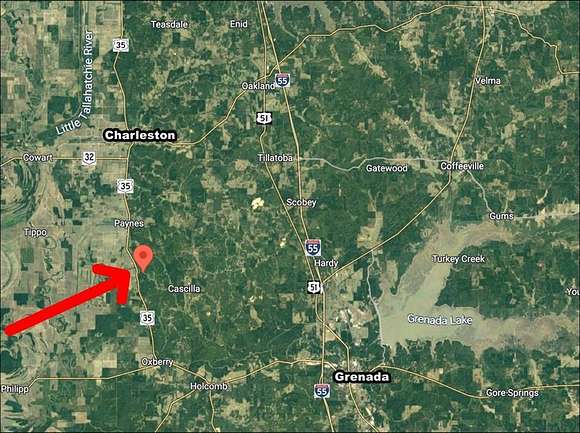 205 Acres of Land for Sale in Leverett, Mississippi