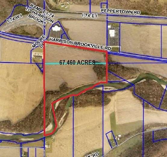 67.46 Acres of Agricultural Land for Sale in West Harrison, Indiana