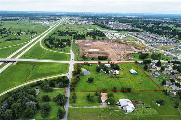 8.4 Acres of Commercial Land for Sale in Collinsville, Oklahoma