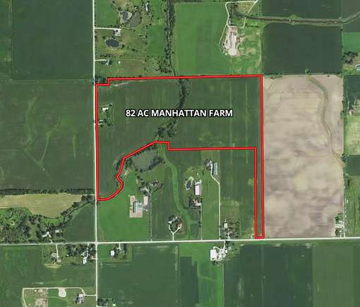 82 Acres of Recreational Land & Farm for Sale in Manhattan, Illinois