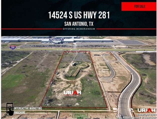 10 Acres of Commercial Land for Sale in San Antonio, Texas