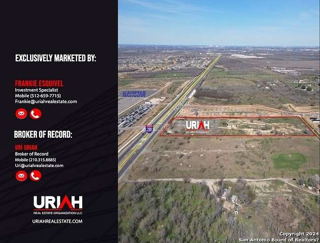 10 Acres of Commercial Land for Sale in San Antonio, Texas