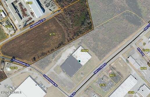 16.3 Acres of Commercial Land for Sale in Kinston, North Carolina
