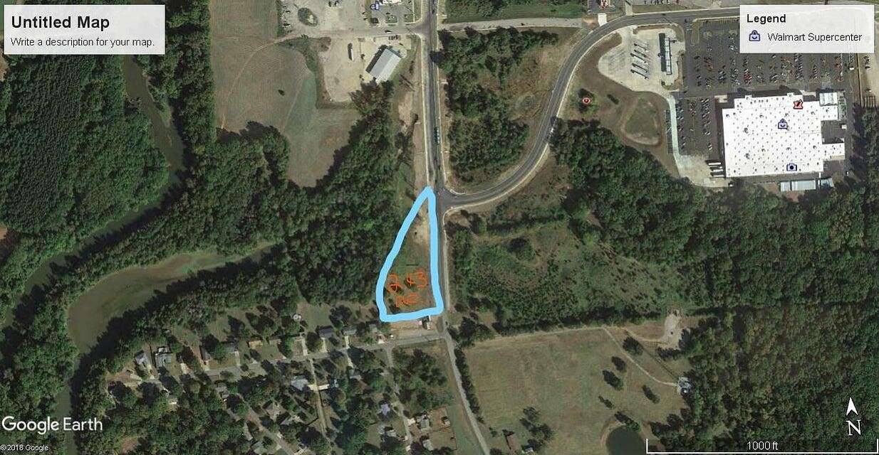 2.4 Acres of Commercial Land for Sale in Clarksville, Arkansas
