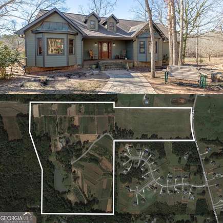 89.3 Acres of Agricultural Land with Home for Sale in Senoia, Georgia