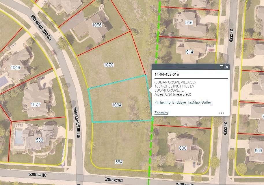 0.36 Acres of Residential Land for Sale in Sugar Grove, Illinois