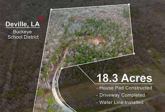 18.3 Acres of Land for Sale in Deville, Louisiana